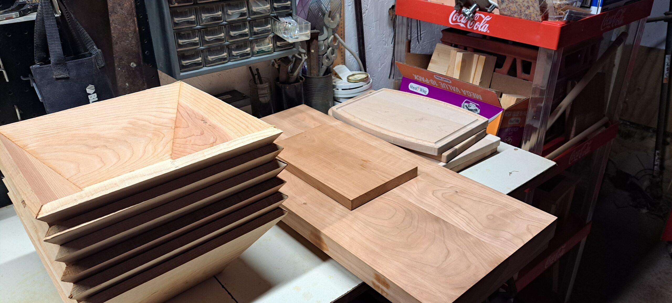 Hanging Baskets, Cutting Boards, and Mini Planters